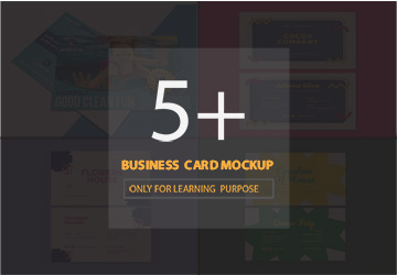 Business Card Mockup Bundle 06